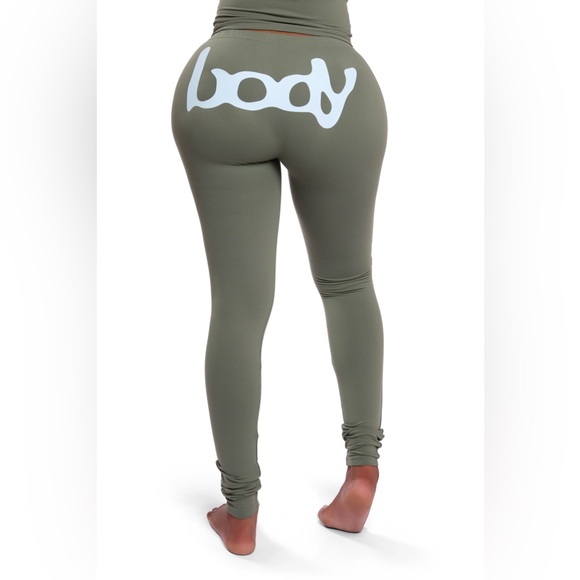 Body Basic Pants 2.0 Leggings - Olive/Blue - Picture 1 of 6